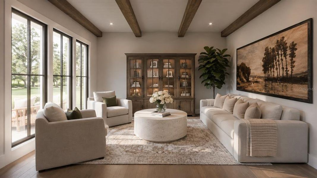 Furnished interior view inside a new home in , Tampa (Image 12).