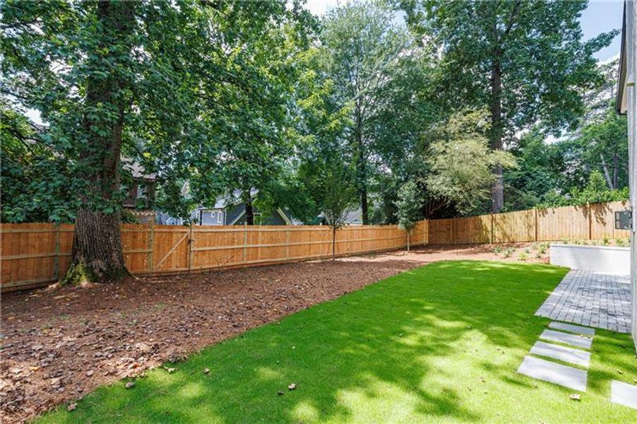 Exterior details and patio area of a home in , Atlanta (Image 45).