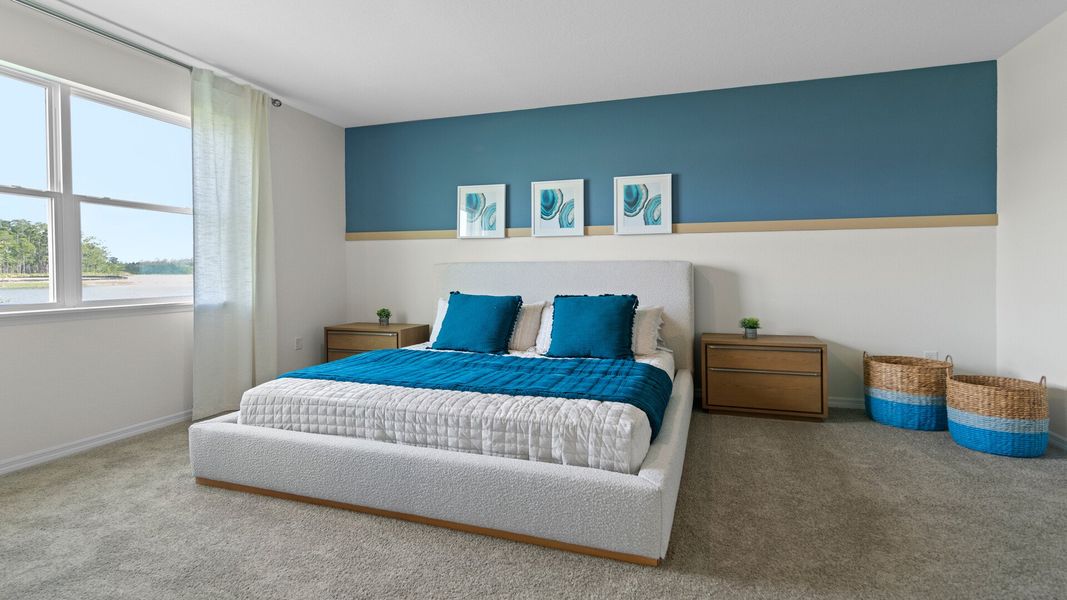 Furnished interior view inside a new home in Archers Mill, Ormond Beach (Image 9).