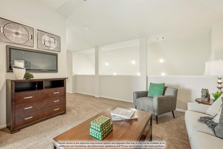 Furnished interior view inside a new home in Eagle Glen 50, Alvarado (Image 24).