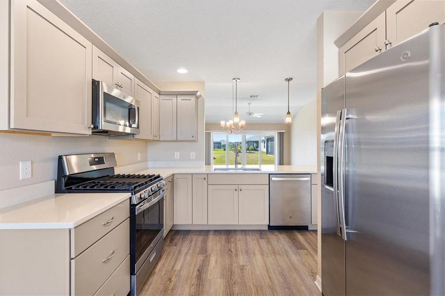 Furnished interior view inside a new home in , The Villages (Image 8).