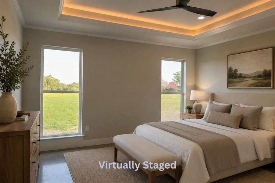 Furnished interior view inside a new home in , Weatherford (Image 14).