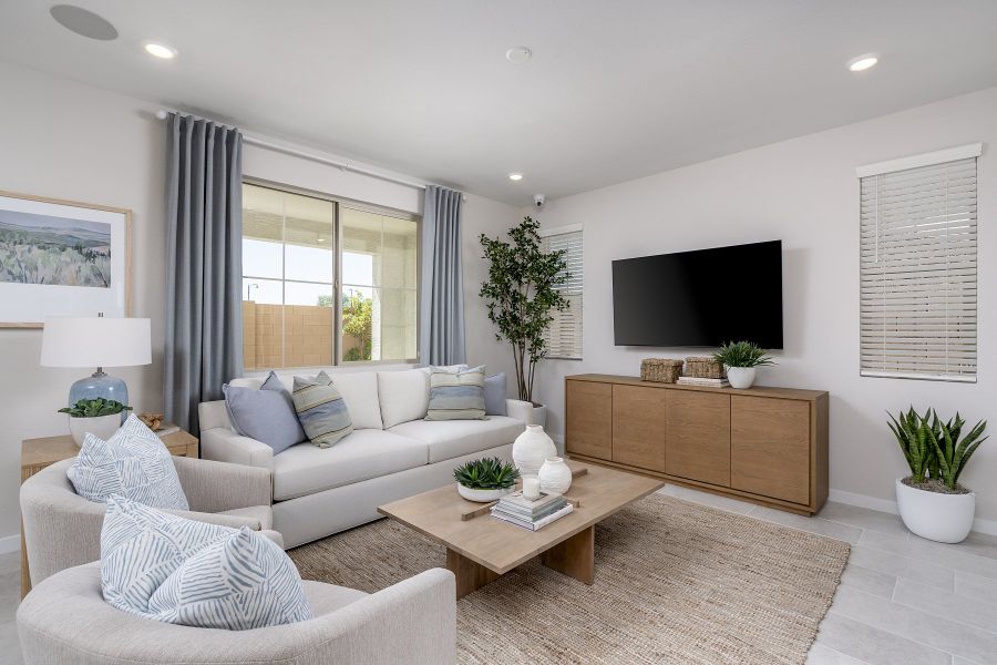 Representative furnished interior of a home built from the 1 by Risewell Homes in Bella Storia, Gilbert (Image 5). Representative furnished interior of a home built from the 1 by Risewell Homes in Bella Storia, Gilbert (Image 5).