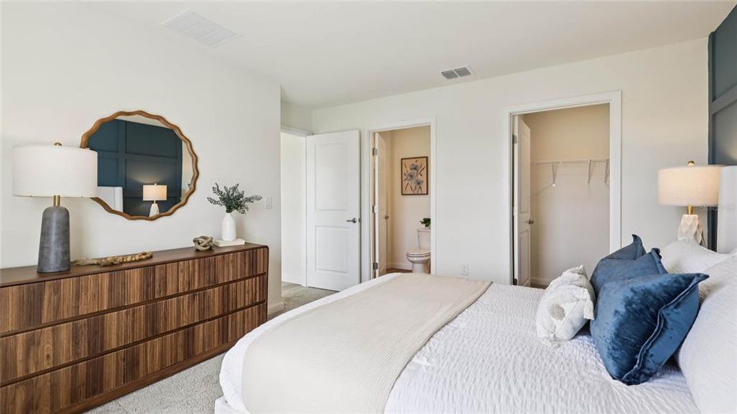Furnished interior view inside a new home in Fletcher Trace, Alachua (Image 18). Furnished interior view inside a new home in Fletcher Trace, Alachua (Image 18).