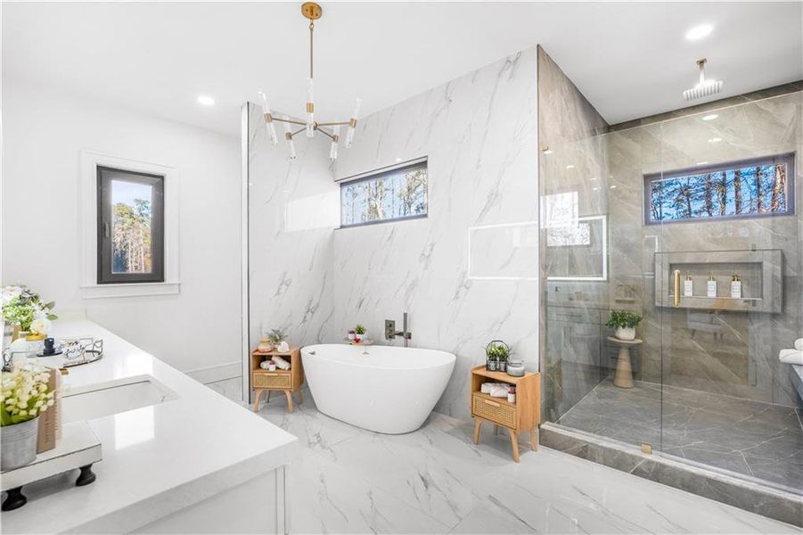 Furnished interior view inside a new home in , Lawrenceville (Image 38).