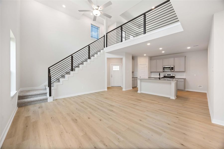 Spacious, unfurnished interior of a new home in Bluebonnet Village, Bellville (Image 16). Spacious, unfurnished interior of a new home in Bluebonnet Village, Bellville (Image 16).