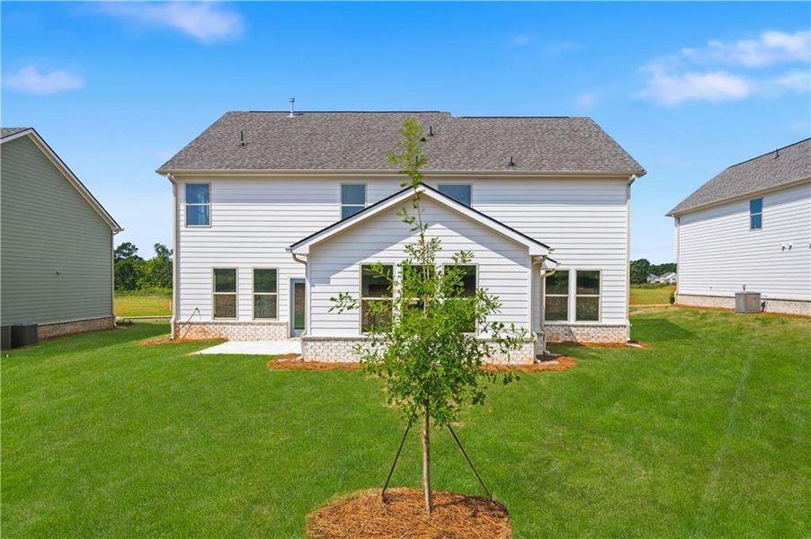 Exterior details and patio area of a home in Brighton, Locust Grove (Image 18).