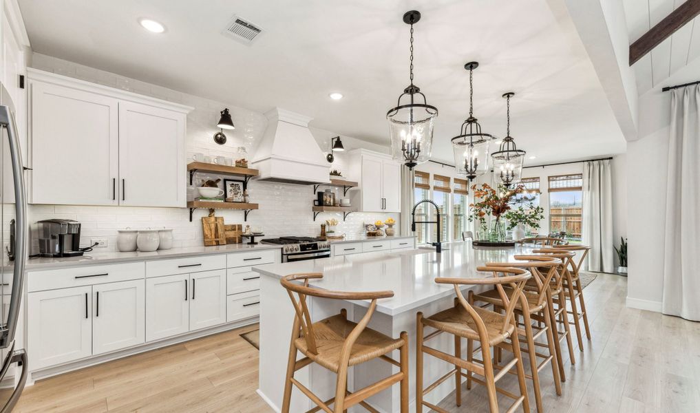 Kitchen with stainless appliances