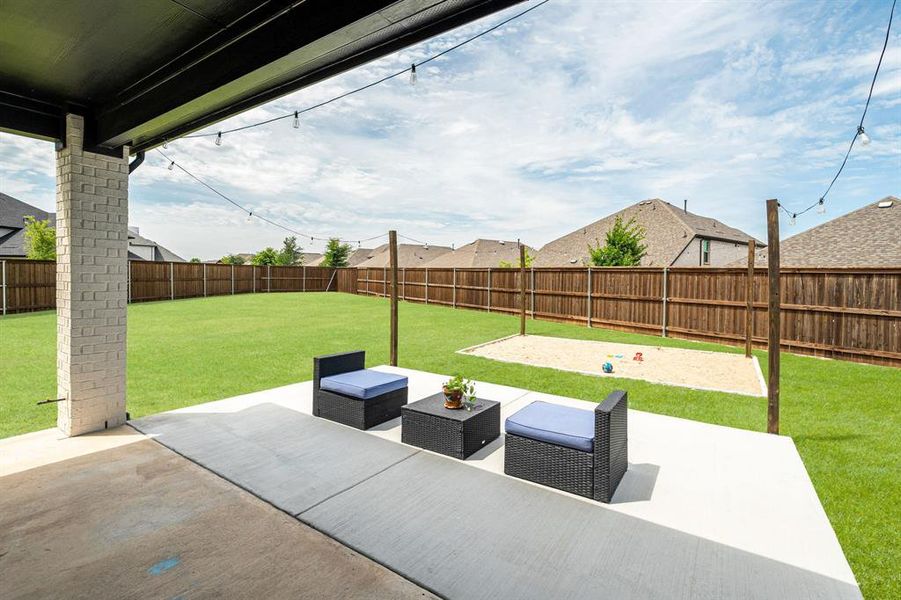 Exterior details and patio area of a home in , Celina (Image 20).