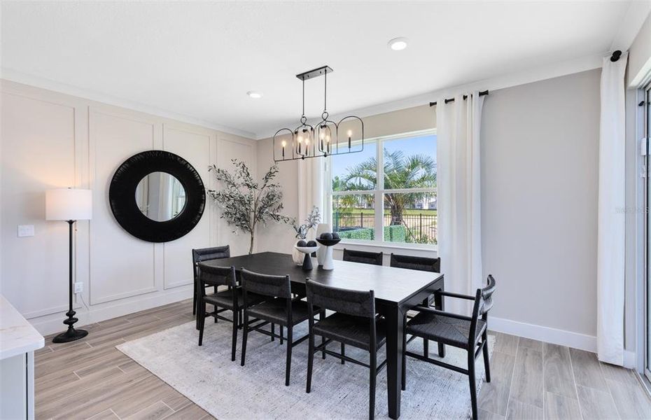 Furnished interior view inside a new home in Parkside Trails, Clermont (Image 30).