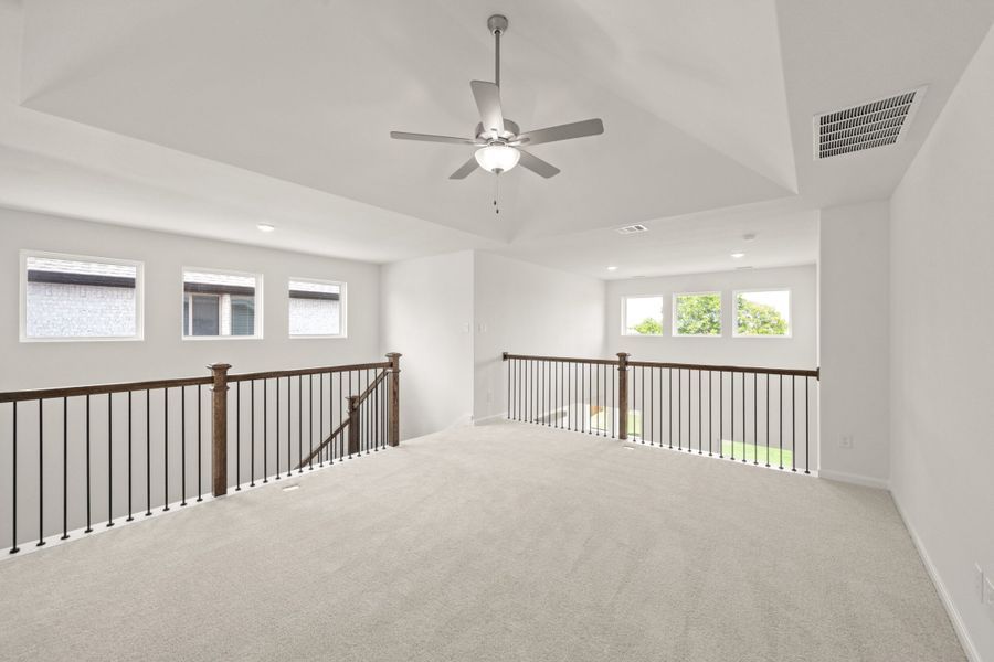 Spacious, unfurnished interior of a new home in Timberbrook, Justin (Image 25). Spacious, unfurnished interior of a new home in Timberbrook, Justin (Image 25).