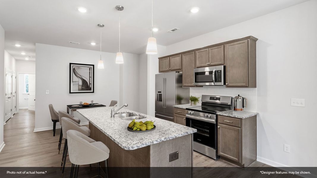 Furnished interior view inside a new home in Renaissance at White Oak, Garner (Image 6).