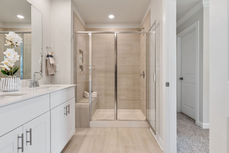 Furnished interior view inside a new home in Galloway Ridge, Charlotte (Image 12).