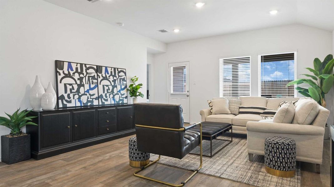 Furnished interior view inside a new home in Tamarron, Fulshear (Image 31).