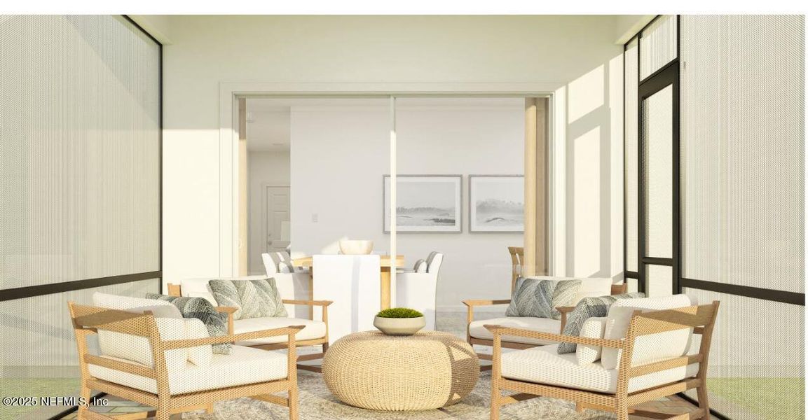 Furnished interior view inside a new home in Shearwater, St. Augustine (Image 10).