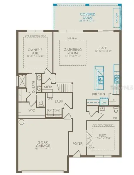 2D floor plan layout of this home in Tohoqua, Kissimmee, FL (Image 2). 2D floor plan layout of this home in Tohoqua, Kissimmee, FL (Image 2).
