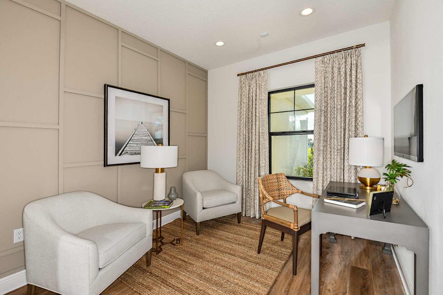 Representative furnished interior of a home built from the Imagination 2 by Neal Communities in Grand Park, Sarasota (Image 7).