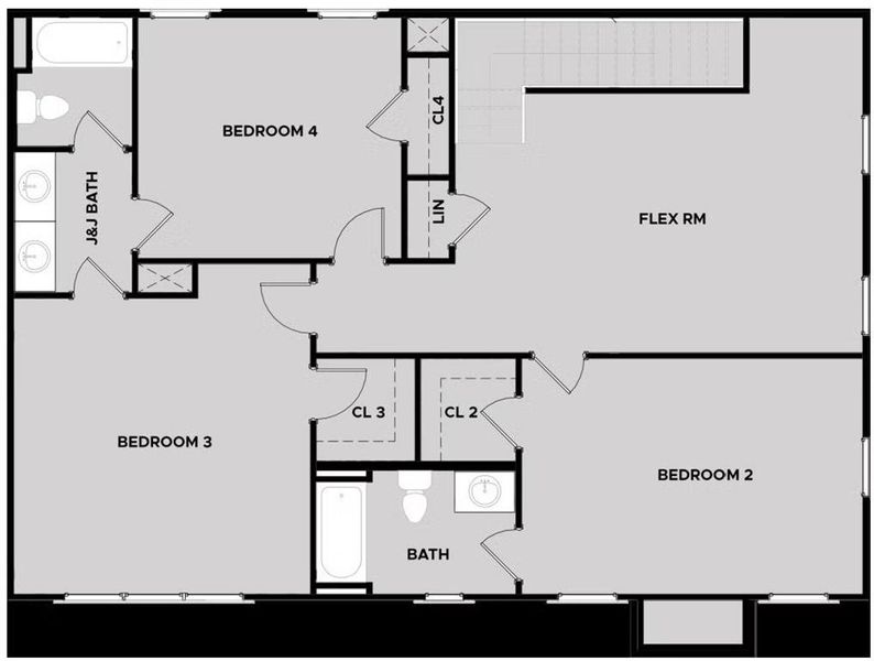 2D floor plan layout of this home in Trove, Watkinsville, GA (Image 3). 2D floor plan layout of this home in Trove, Watkinsville, GA (Image 3).