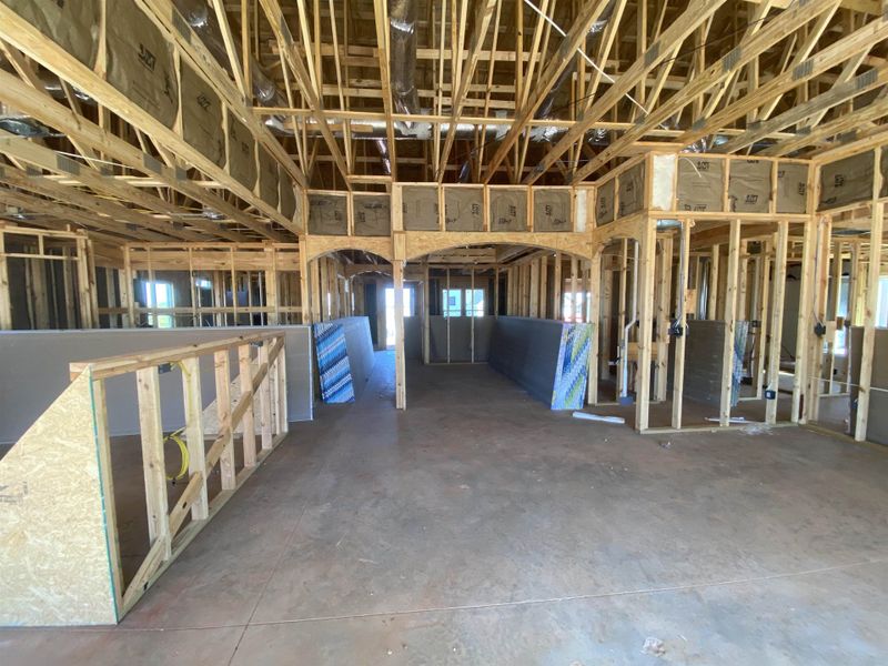 In-progress construction of a new home in Huckleberry Cove, Chesnee, SC (Image 4).
