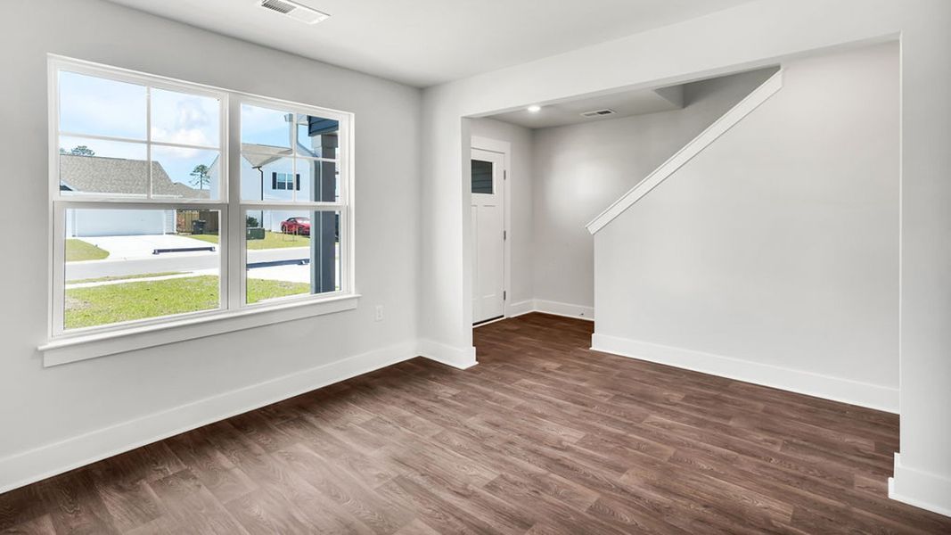 Spacious, unfurnished interior of a new home in Cedar Hill Landing, Navassa (Image 20). Spacious, unfurnished interior of a new home in Cedar Hill Landing, Navassa (Image 20).