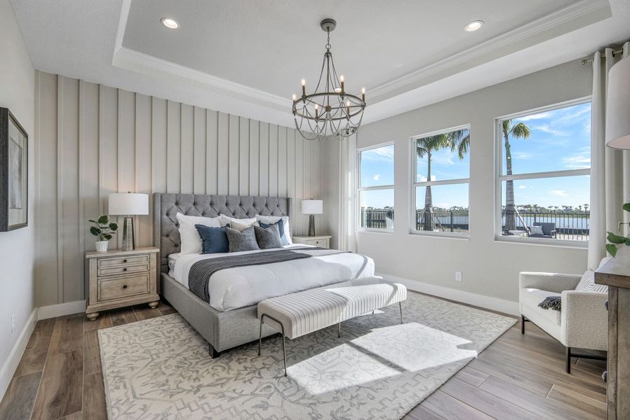 Representative furnished interior of a home built from the Charlotte II by William Ryan Homes in River Preserve Estates, Parrish (Image 17).