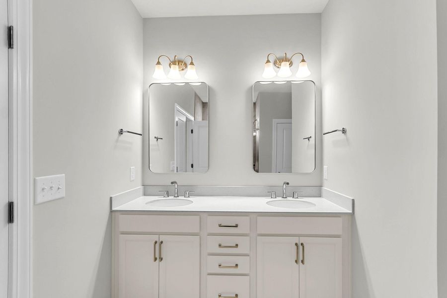 Furnished interior view inside a new home in Tidewater at Lakes of Cane Bay, Summerville (Image 6).