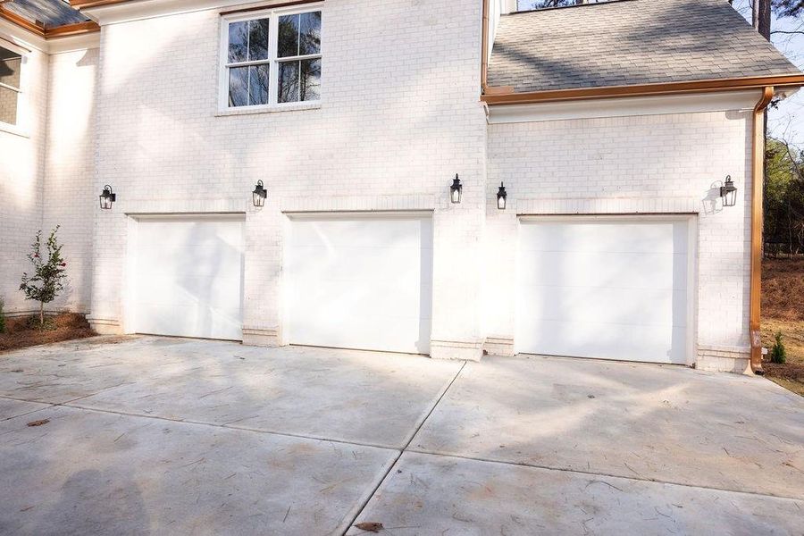 Exterior details and patio area of a home in , Atlanta (Image 34).