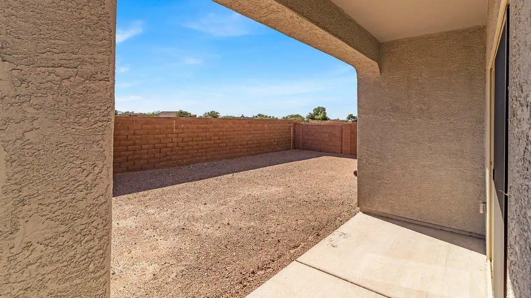Exterior details and patio area of a home in The Oasis at Rocking K, Vail (Image 2).