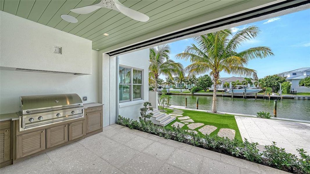 Exterior details and patio area of a home in , Longboat Key (Image 27). Exterior details and patio area of a home in , Longboat Key (Image 27).