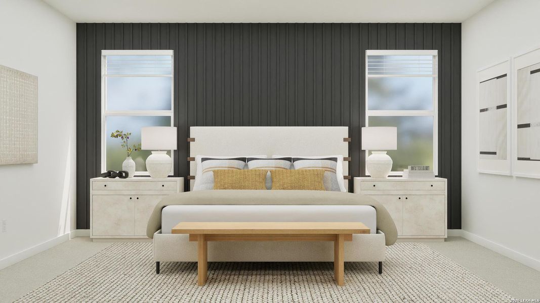 Furnished interior view inside a new home in Juniper Ranch, Spring Branch (Image 34).