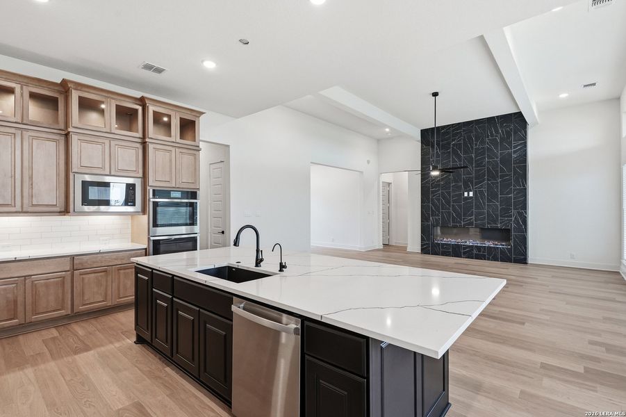 Furnished interior view inside a new home in Prominence Urban, San Antonio (Image 20).