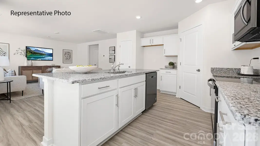 Furnished interior view inside a new home in Woodhaven at Chester, Chester (Image 5).