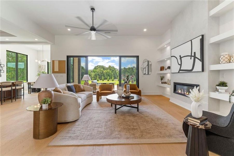 Furnished interior view inside a new home in , McDonough (Image 70).