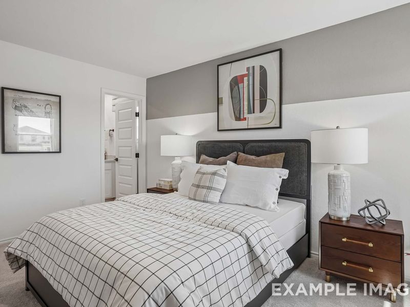Representative furnished interior of a home built from the The Pinecrest B w/ 3rd Car by Davidson Homes LLC in Saddle Creek Ranch, Cibolo (Image 32).
