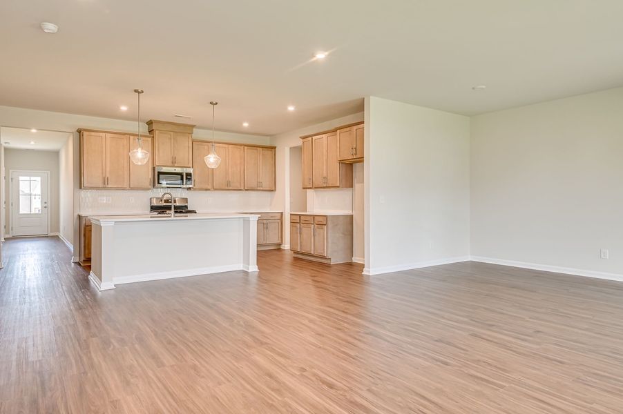 Furnished interior view inside a new home in The Beacon at Old Peachtree Single Family Homes, Lawrenceville (Image 10).