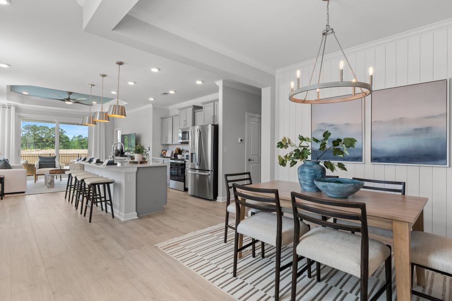 Representative furnished interior of a home built from the The Orchid by Chesapeake Homes in Coastal Club of the Carolinas, Calabash (Image 37).