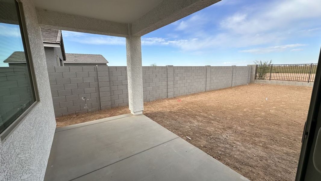 Covered patio