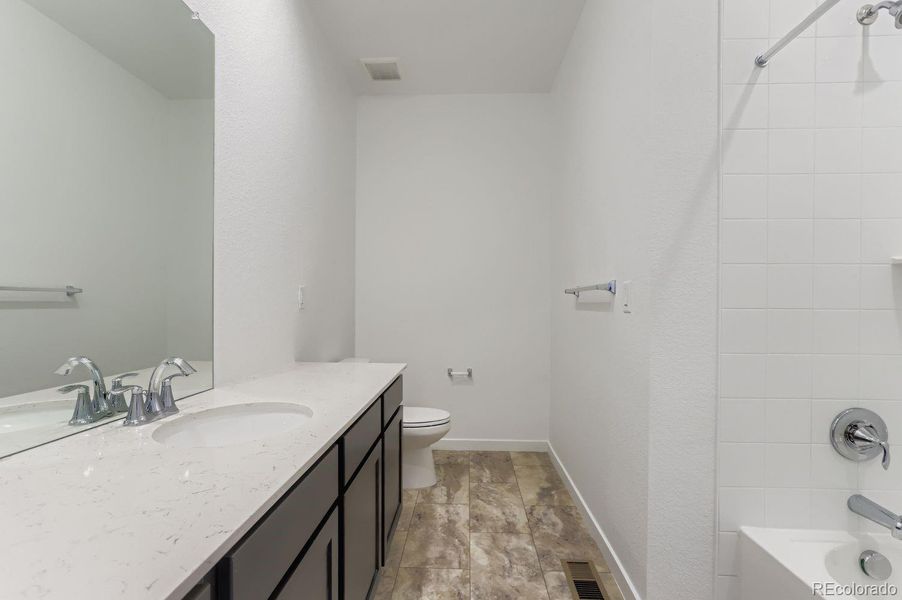 Furnished interior view inside a new home in Parterre: The Parkside Collection, Thornton (Image 7). Furnished interior view inside a new home in Parterre: The Parkside Collection, Thornton (Image 7).