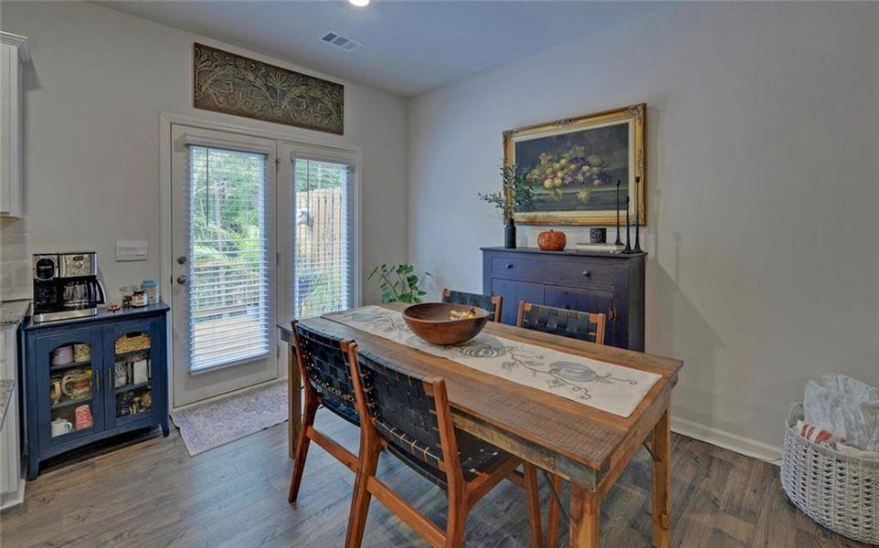 Furnished interior view inside a new home in , Dahlonega (Image 32).