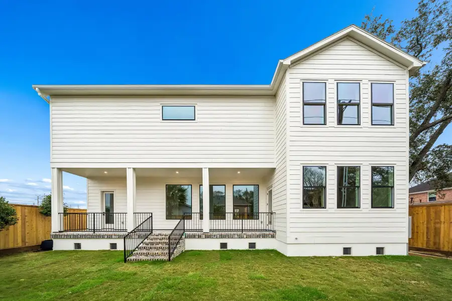 Back exterior of the home