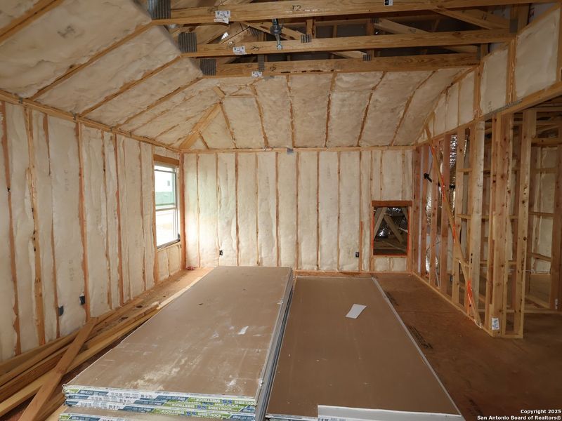 In-progress construction of a new home in Park Place, New Braunfels, TX (Image 28). In-progress construction of a new home in Park Place, New Braunfels, TX (Image 28).