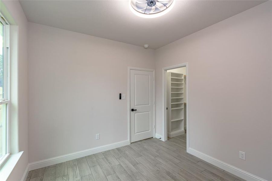 Bedroom featuring light hardwood / wood-style floors