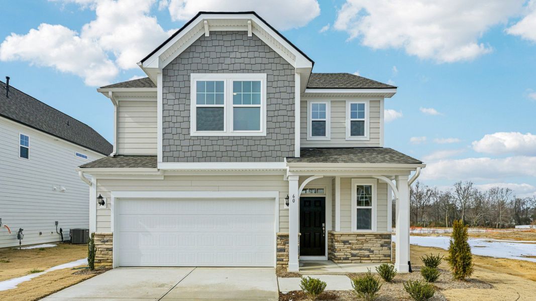 Representative furnished interior of a home built from the Merlot by DRB Homes in The Farm at Neill's Creek, Lillington (Image 10).