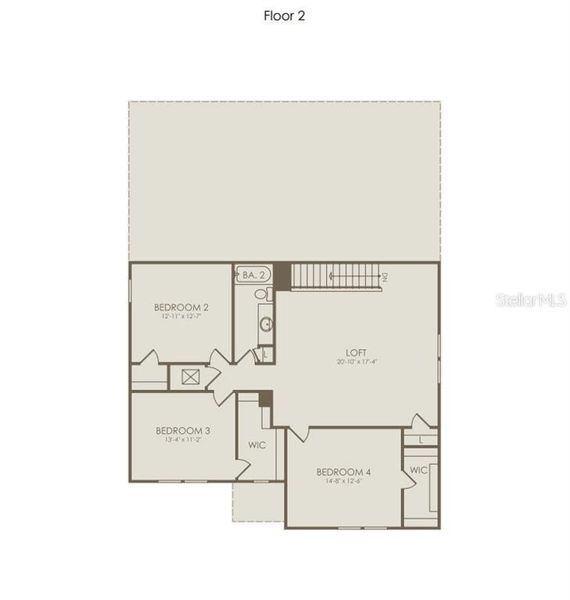 2D floor plan layout of this home in Sunrise Estates, West Melbourne, FL (Image 3). 2D floor plan layout of this home in Sunrise Estates, West Melbourne, FL (Image 3).
