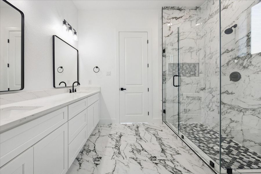 Furnished interior view inside a new home in , Houston (Image 15).