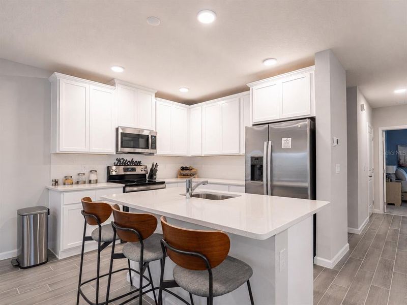 Furnished interior view inside a new home in Towns at Tuskawilla Commons, Oviedo (Image 33).