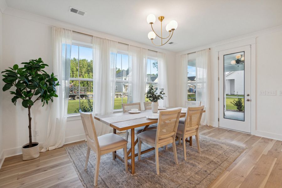 Furnished interior view inside a new home in Sweetgrass Station, Summerville (Image 15). Furnished interior view inside a new home in Sweetgrass Station, Summerville (Image 15).