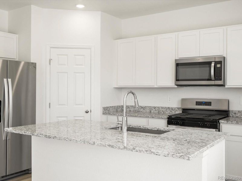 Furnished interior view inside a new home in Revere at Johnstown, Johnstown (Image 10).