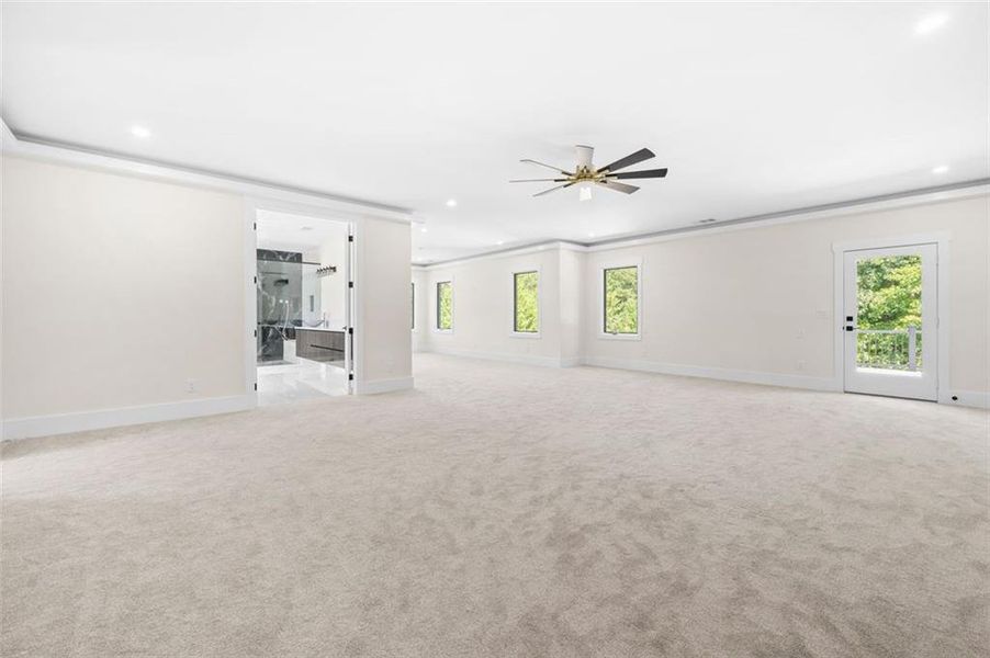 Spacious, unfurnished interior of a new home in Timber Rock Manor, Cumming (Image 60).