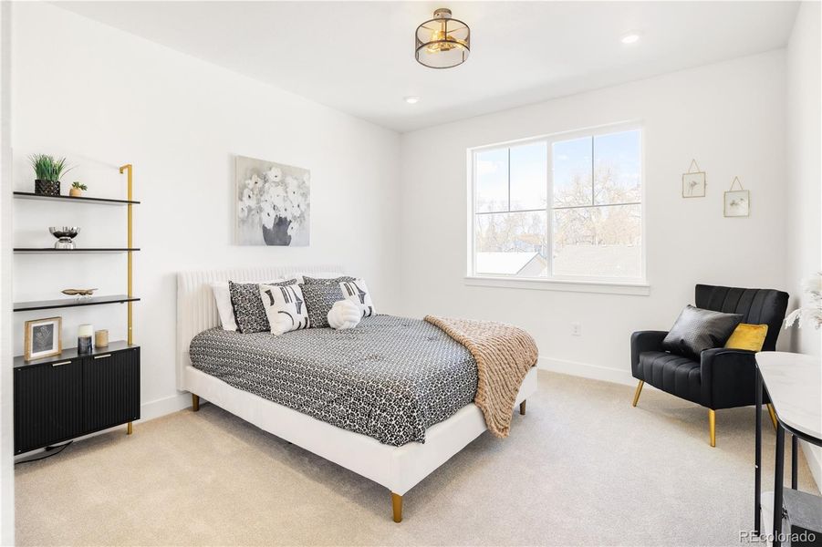 Furnished interior view inside a new home in , Arvada (Image 18).